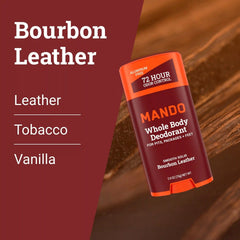 Bourbon Leather | Aluminum Free Solid Deodorant