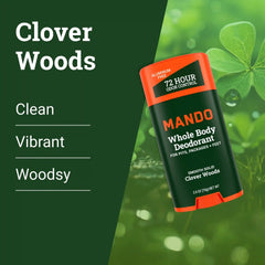 Clover Woods | Aluminum Free Solid Deodorant