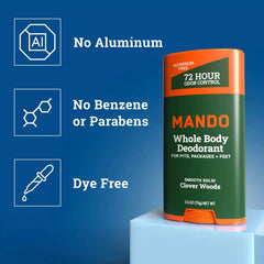 Clover Woods | Aluminum Free Solid Deodorant
