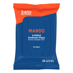 15CT Wipes | Acidified Deodorant Wipes